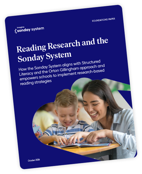 Cover page of an Imagine Edgenuity research paper